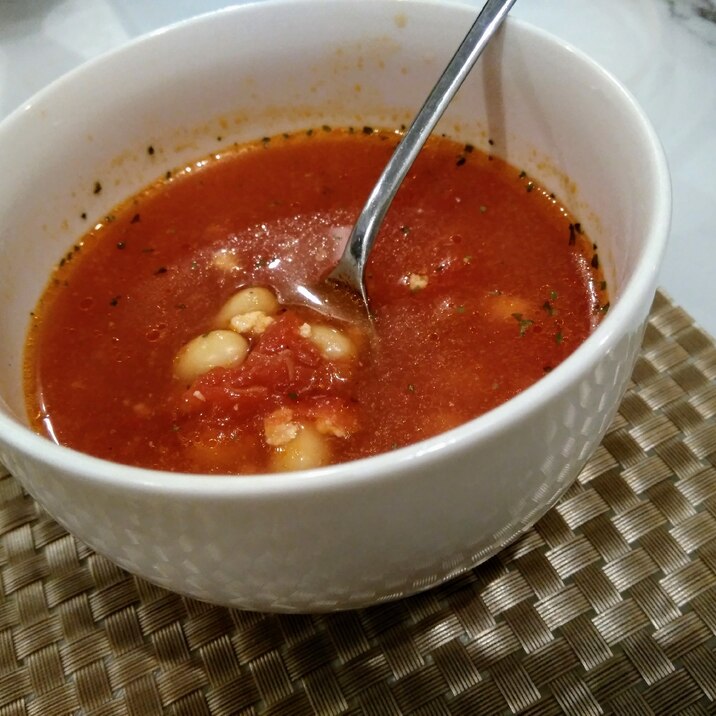 トマトビーンズスープ